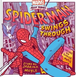 Spider-Man - Spider-Man Swings Through (A Marvel Hello Heroes Book) Hardcover Book
