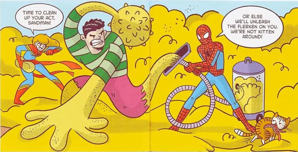 Spider-Man - Spider-Man Swings Through (A Marvel Hello Heroes Book) Hardcover Book