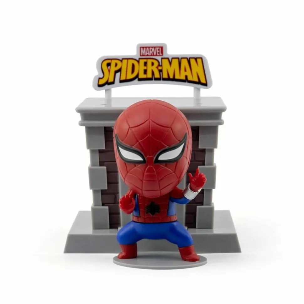 Spider-Man - Spider-Man Tower Series Mini Egg Attack Blind Box Vinyl Figure (Display of 6)