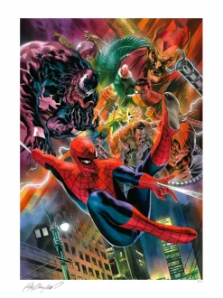 Spider-Man - Spider-Man vs. the Sinister Six Fine Art Print by Felipe Massafera