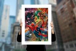 Spider-Man - Spider-Man vs. the Sinister Six Fine Art Print by Felipe Massafera