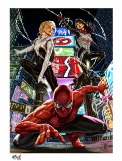 Spider-Man - Spider-Verse Premium Art Print by Mark Brooks