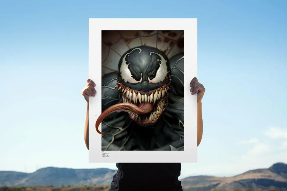 Spider-Man - Venom Fine Art Print by Ryan Brown