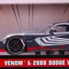 Spider-Man - Venom with 2008 Dodge Viper SRT10 1/24th Scale Hollywood Rides Die-Cast Vehicle Replica