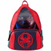 Spider-Man: Across the Spider-Verse (2023) - Miles Hoodie Cosplay Lenticular 10" Faux Leather Mini Backpack