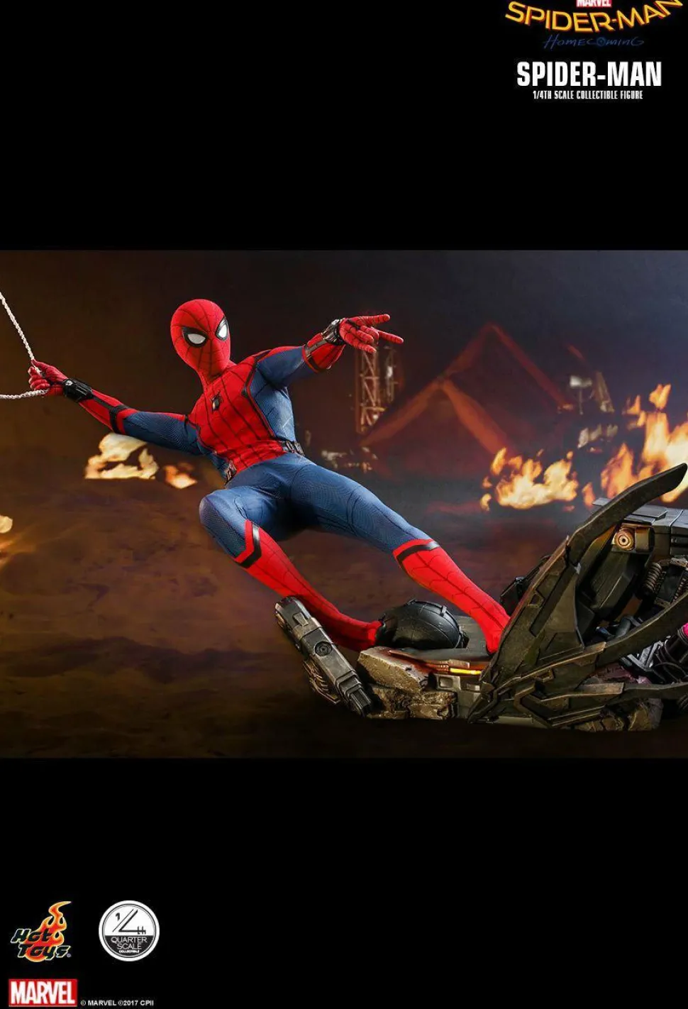 Spider-Man: Homecoming - Spider-Man 1/4 Scale Hot Toys Action Figure