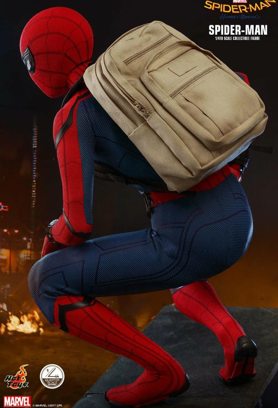 Spider-Man: Homecoming - Spider-Man 1/4 Scale Hot Toys Action Figure