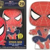 Spider-Man: No Way Home - Friendly Neighborhood Spider-Man Glow-in-the-Dark 4" Pop! Enamel Pin