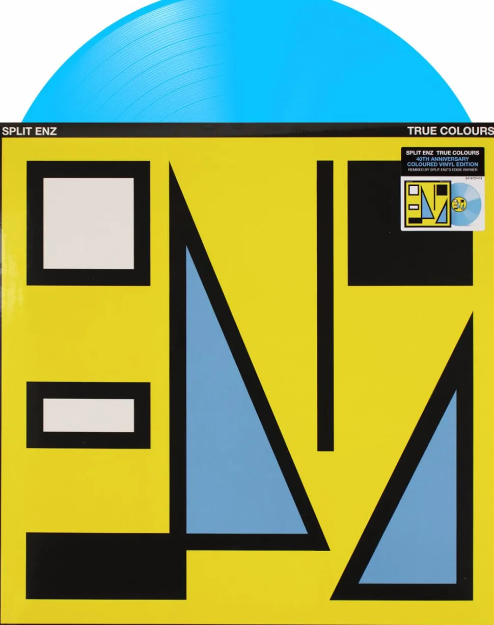 Split Enz - True Colours 40th Anniversary Mix LP Vinyl Record (Blue Coloured Vinyl)