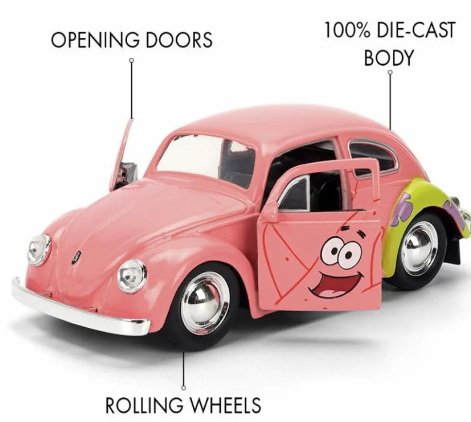 SpongeBob SquarePants - 1959 Volkswagen Beetle 1/32 Scale Die-Cast Vehicle Replica