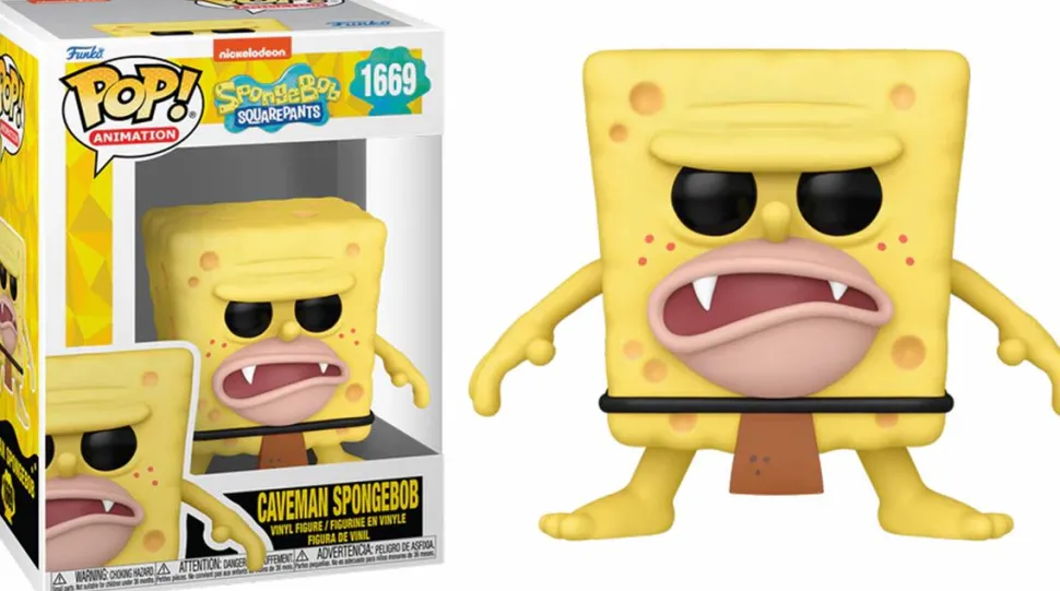 SpongeBob SquarePants - Caveman SpongeBob 25th Anniversary Pop! Vinyl Figure