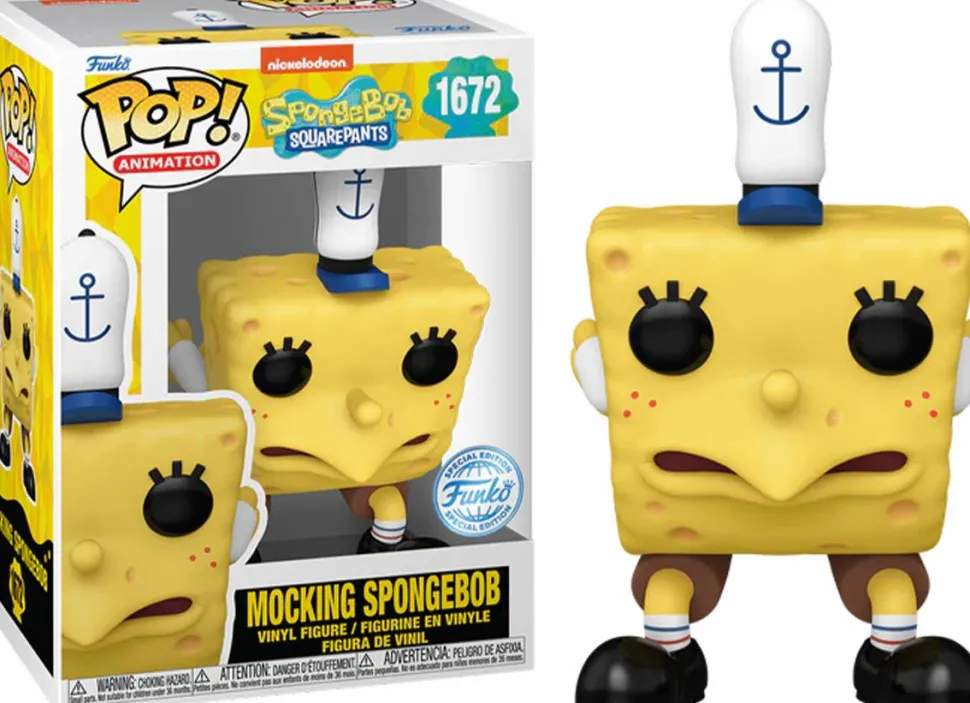 SpongeBob SquarePants - Mocking SpongeBob 25th Anniversary Pop! Vinyl Figure