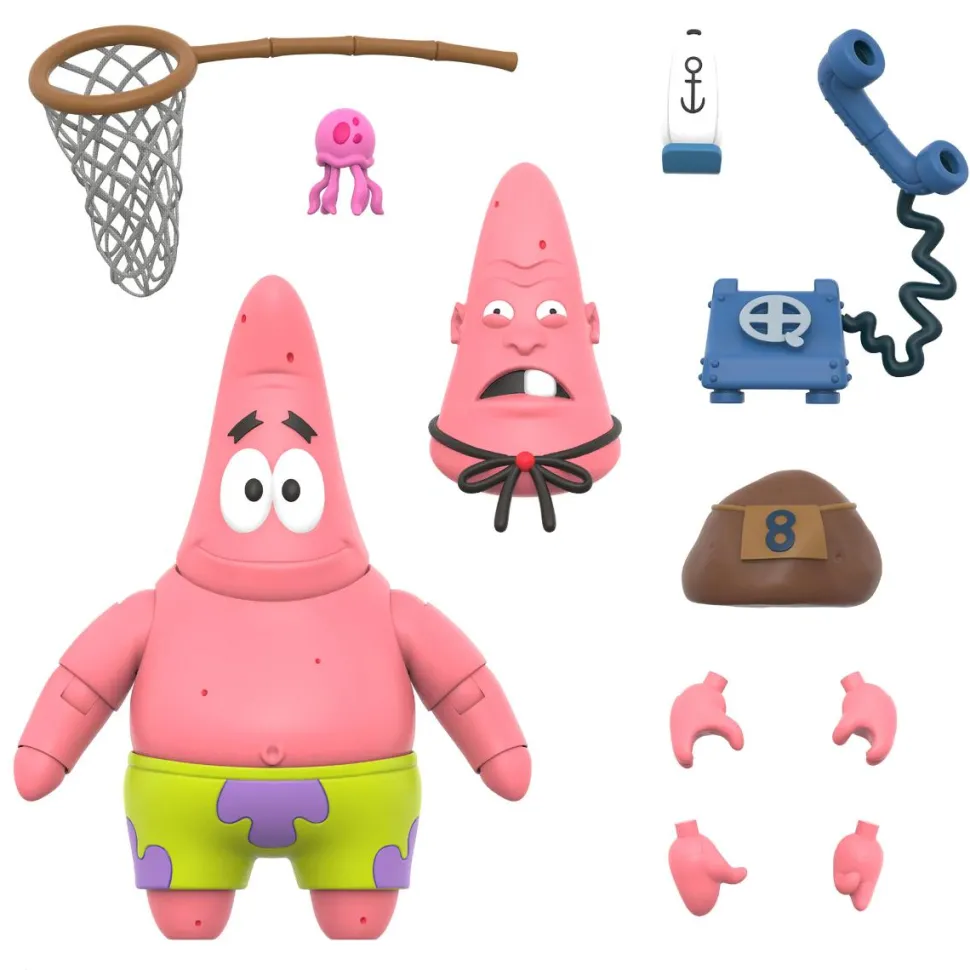 SpongeBob SquarePants - Patrick Star Ultimates! 7” Scale Action Figure (Wave 2)