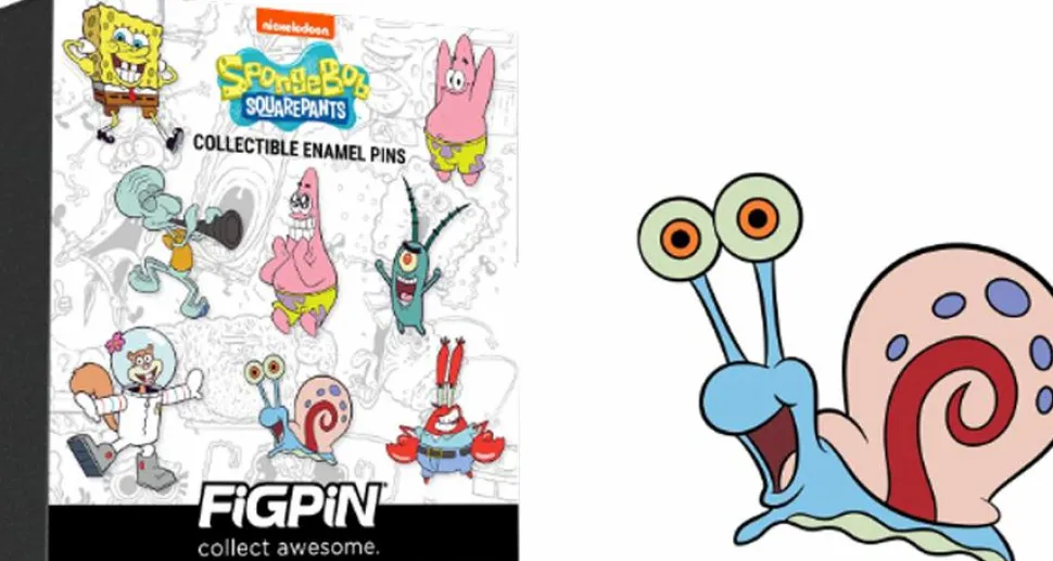 SpongeBob SquarePants - Series 1 FiGPiN Mystery Blind Box Mini Enamel Pin (Single Unit)