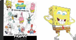 SpongeBob SquarePants - Series 1 FiGPiN Mystery Blind Box Mini Enamel Pin (Single Unit)