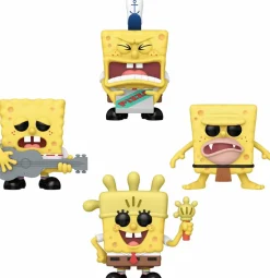 Spongebob Squarepants - Spongebob Squarepants Glow in the Dark Pop! Vinyl Figure 4-Pack