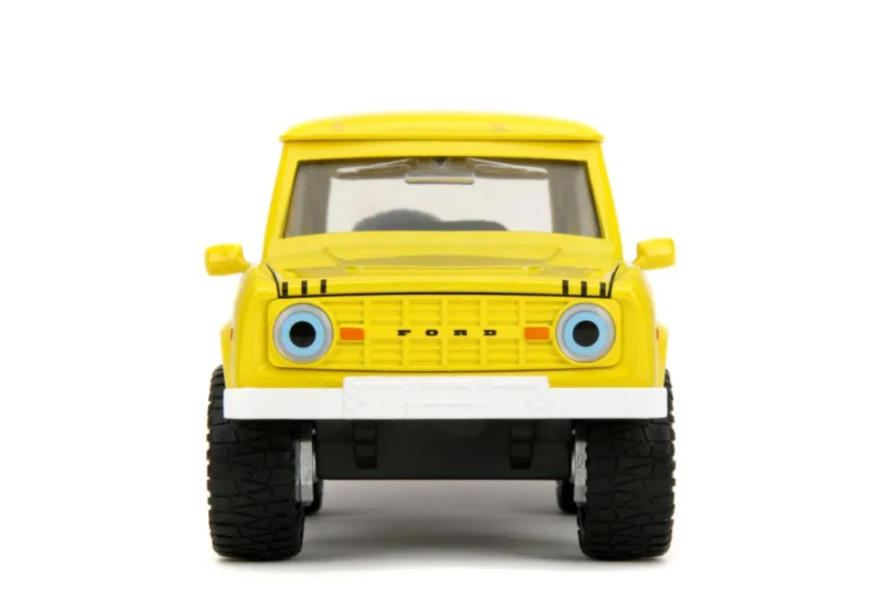 SpongeBob SquarePants - SpongeBob with 1973 Ford Bronco Hollywood Rides 1/24th Scale Die-Cast Vehicle Replica