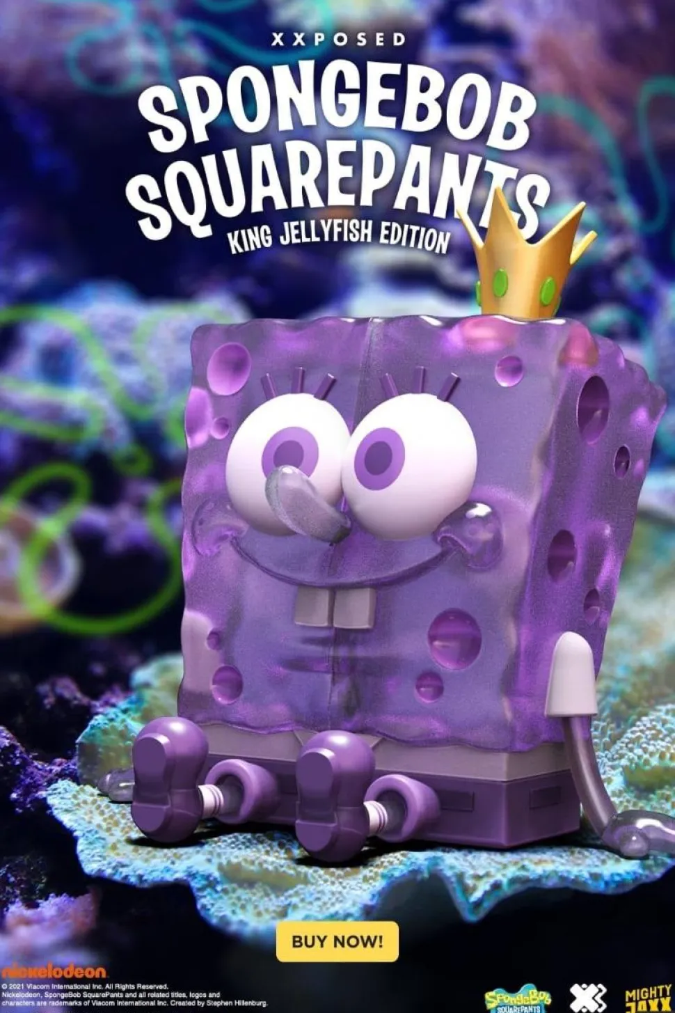 SpongeBob SquarePants - SpongeBob SquarePants King JellyFish Edition XXPOSED 6" Statue