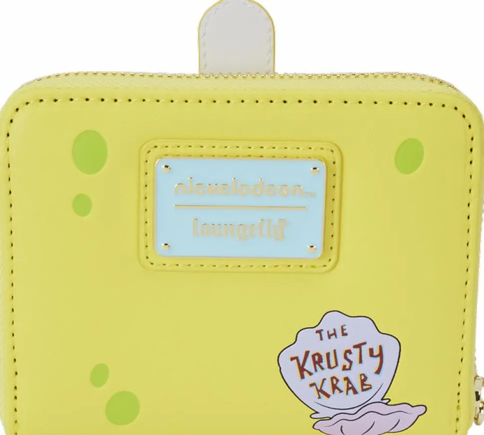 Spongebob Squarepants - 25th Anniversary Spongebob 4" Faux Leather Zip-Around Wallet