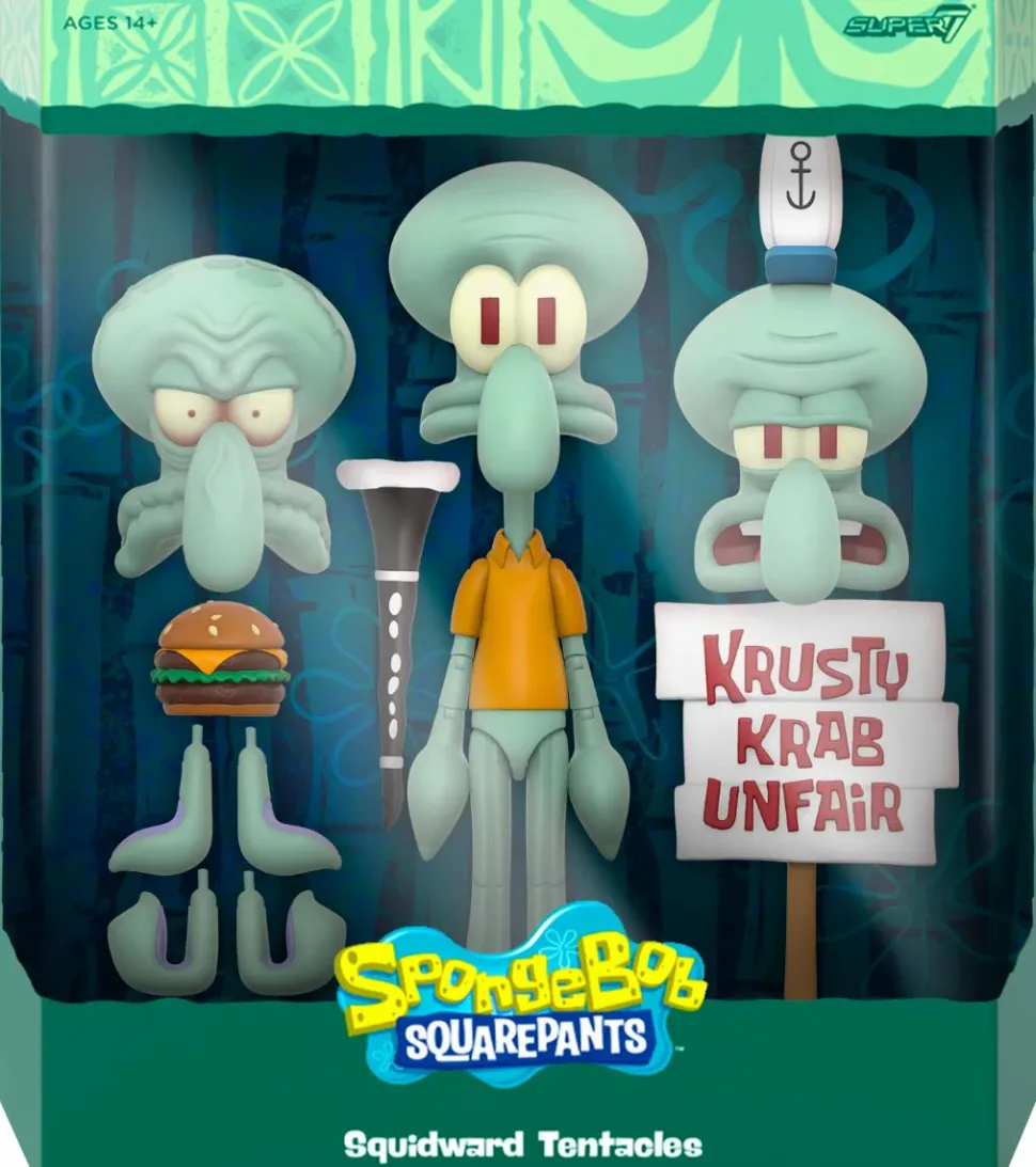 SpongeBob SquarePants - Wave 2 Ultimates! 7” Scale Action Figure Assortment (Set of 2)