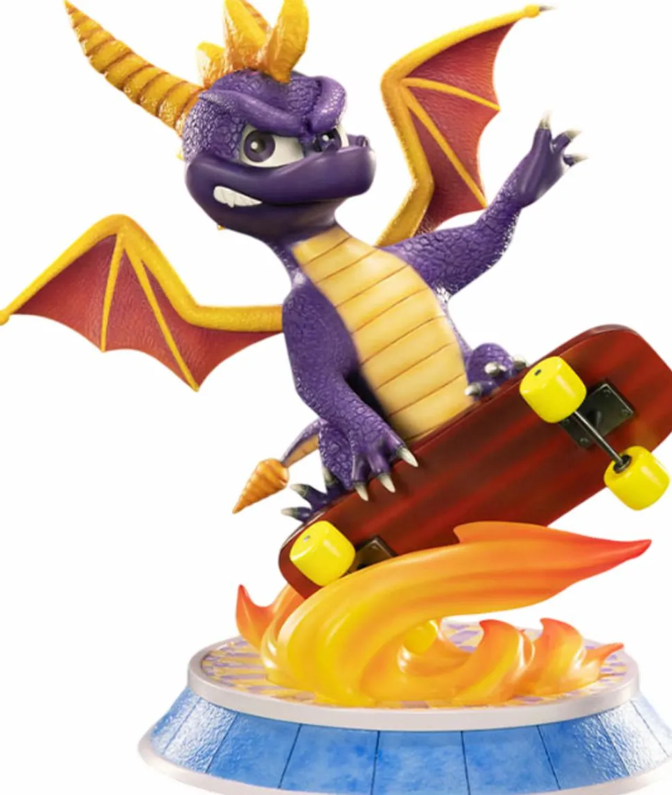 Spyro the Dragon - Year of the Dragon Spyro (Skateboard Version) 13" Statue