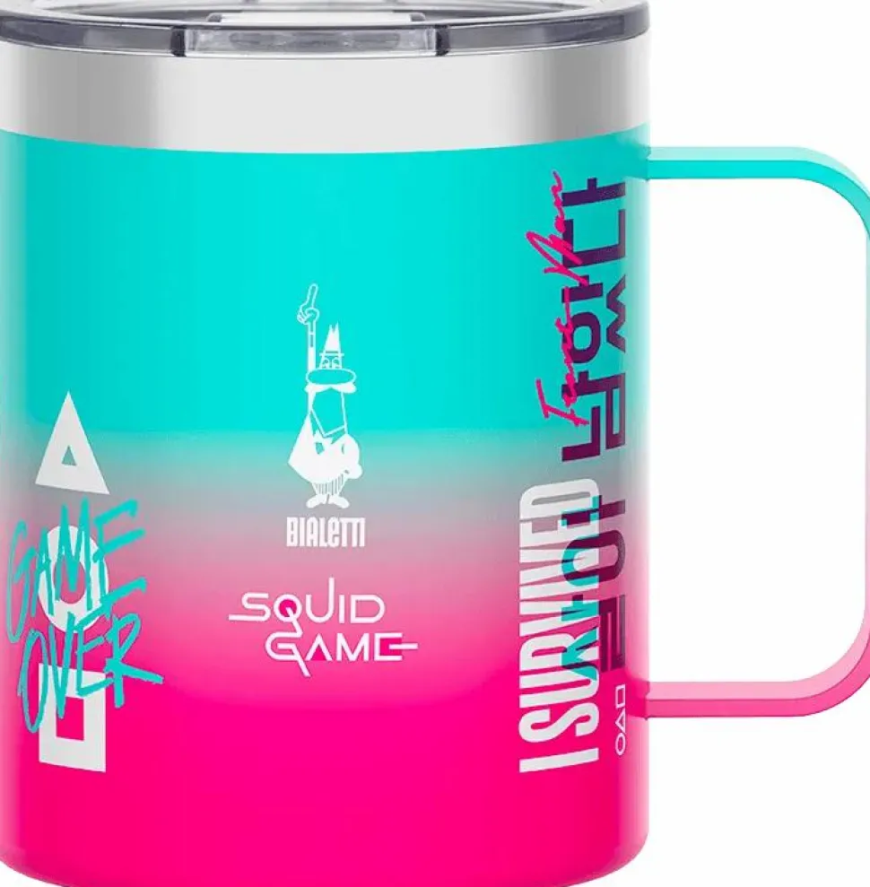 Squid Game - Stainless Steel Insulated Thermic Camp Mug with Lid (420ml)