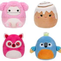 Squishmallows - Brina, Chanel, Lucia & Tenise Micromallows 2.5" Plush 4-Pack