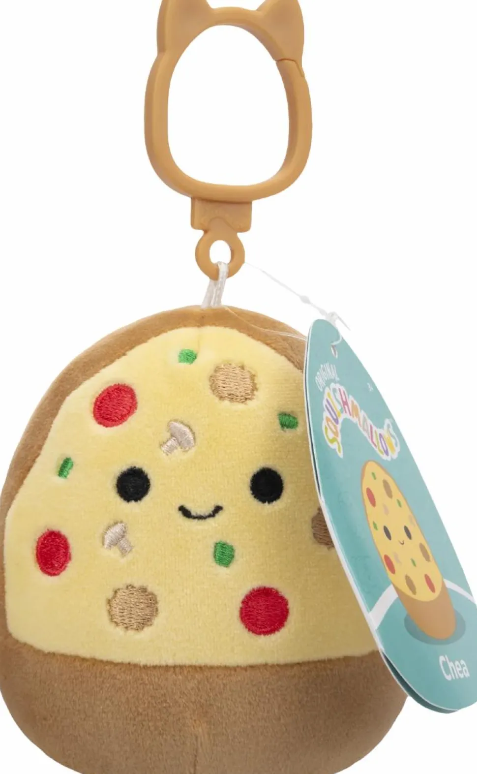 Squishmallows - Chea the Pizza 3.5" Clip-On Plush