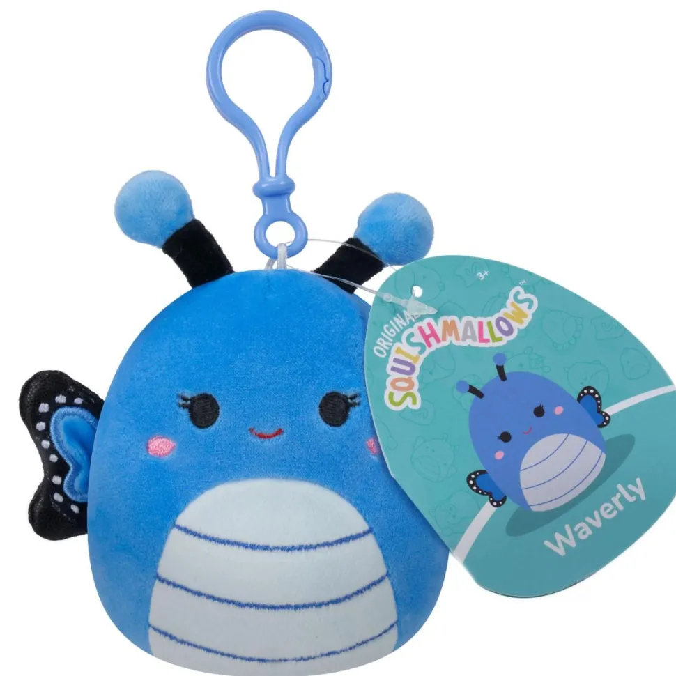 Squishmallows - Waverly the Butterfly 3.5" Clip-On Plush