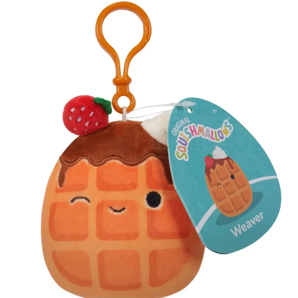 Squishmallows - Weaver the Waffle 3.5" Clip-On Plush