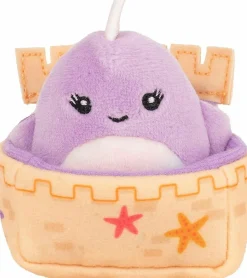Squishville - Beach Set with Naomi the Narwhal Mini Squishmallows 2” Plush Playset