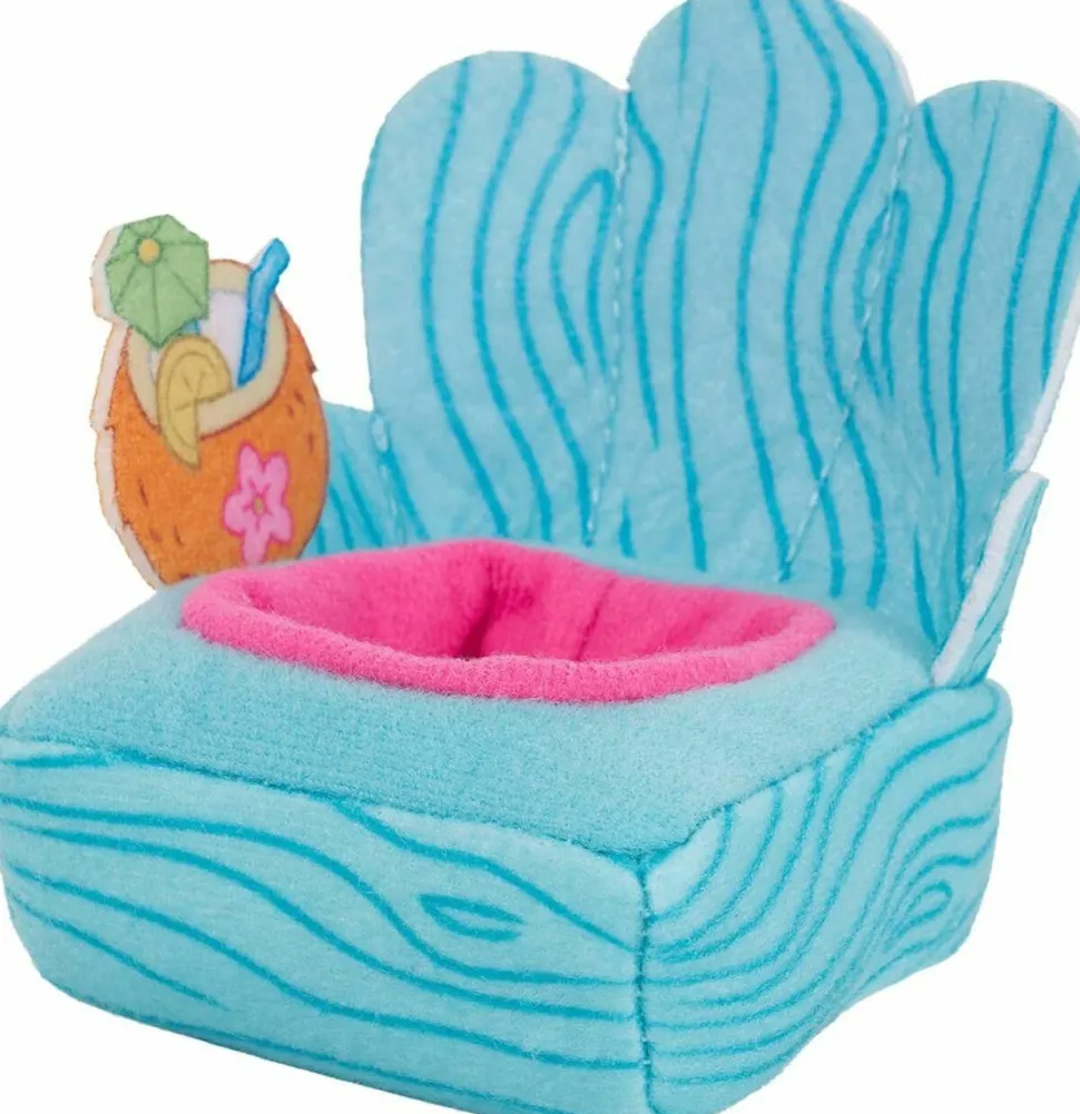 Squishville - Beach Set with Naomi the Narwhal Mini Squishmallows 2” Plush Playset