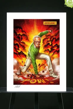 Stan Lee - Excelsior! Fine Art Print by Ian MacDonald