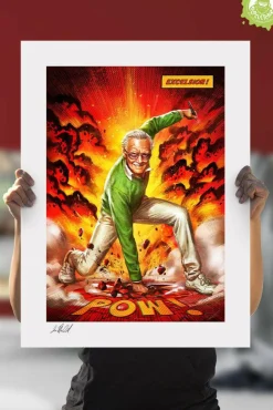 Stan Lee - Excelsior! Fine Art Print by Ian MacDonald