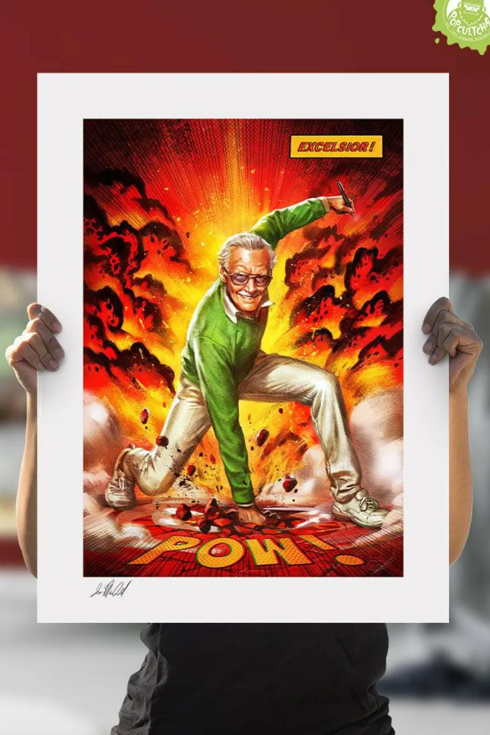 Stan Lee - Excelsior! Fine Art Print by Ian MacDonald