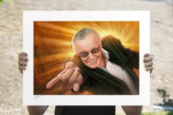 Stan Lee - Stan "The Man" Lee Fine Art Print by Jerry Vanderstelt