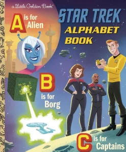 Star Trek - Alphabet Little Golden Book Hardcover Book