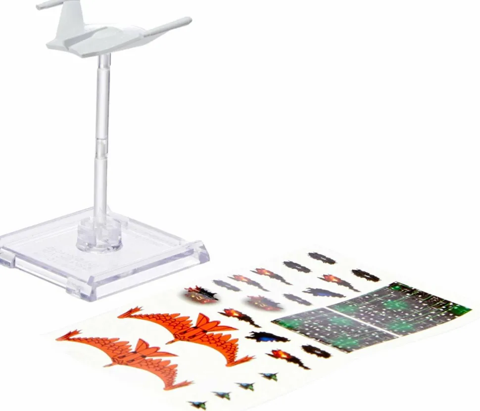 Star Trek - Attack Wing Unpainted Romulan Bird-of-Prey Miniature Ship