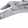 Star Trek - Attack Wing Vor'Cha Class Starship HeroClix Deep Cuts Unpainted Miniature Replica