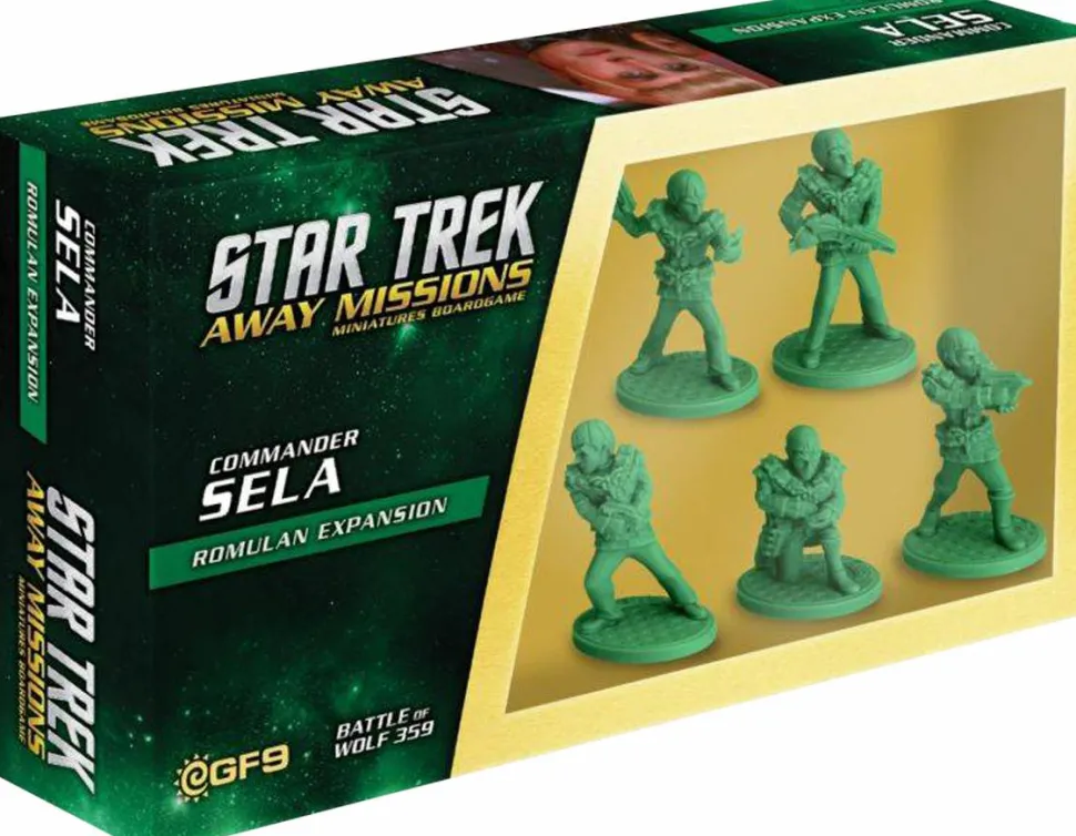 Star Trek - Away Missions Battle of Wolf 359 Miniatures Board Game Sela Expansion