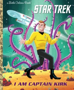 Star Trek - I Am Captain Kirk Little Golden Book Hardcover Book