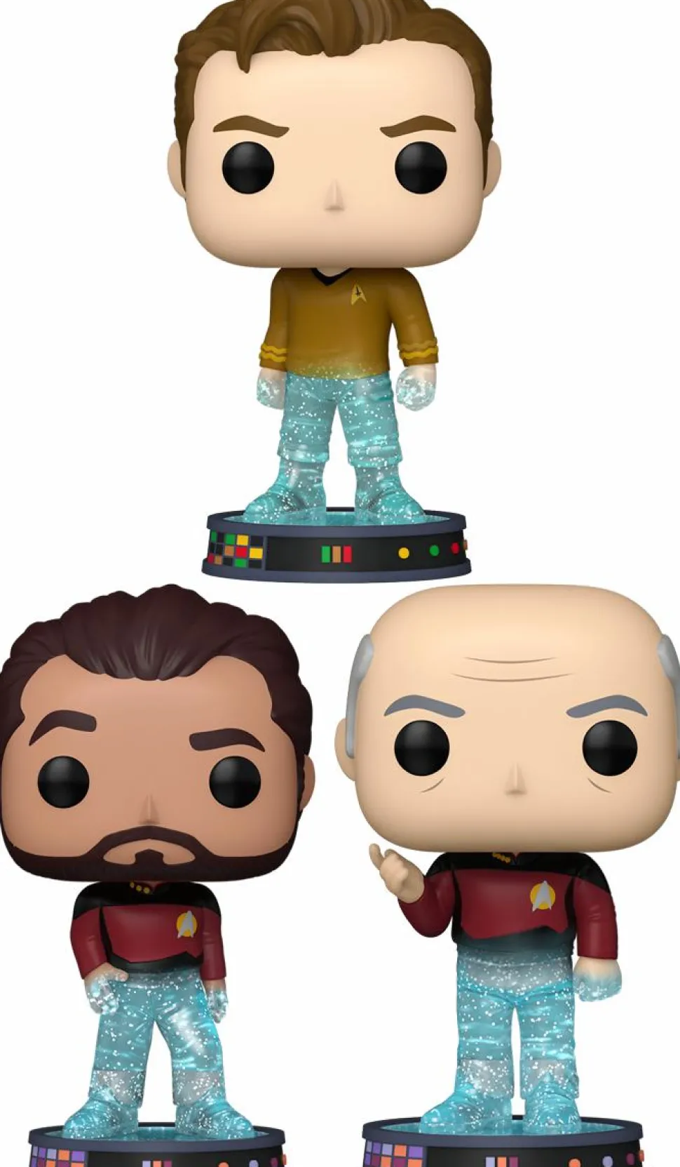 Star Trek - Transporting the Crew Pop! Vinyl Bundle (Set of 3)