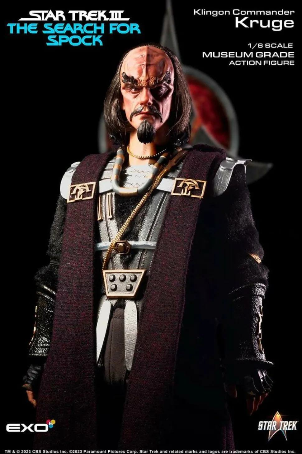 Star Trek III: The Search for Spock - Commander Kruge 1/6th Scale Action Figure