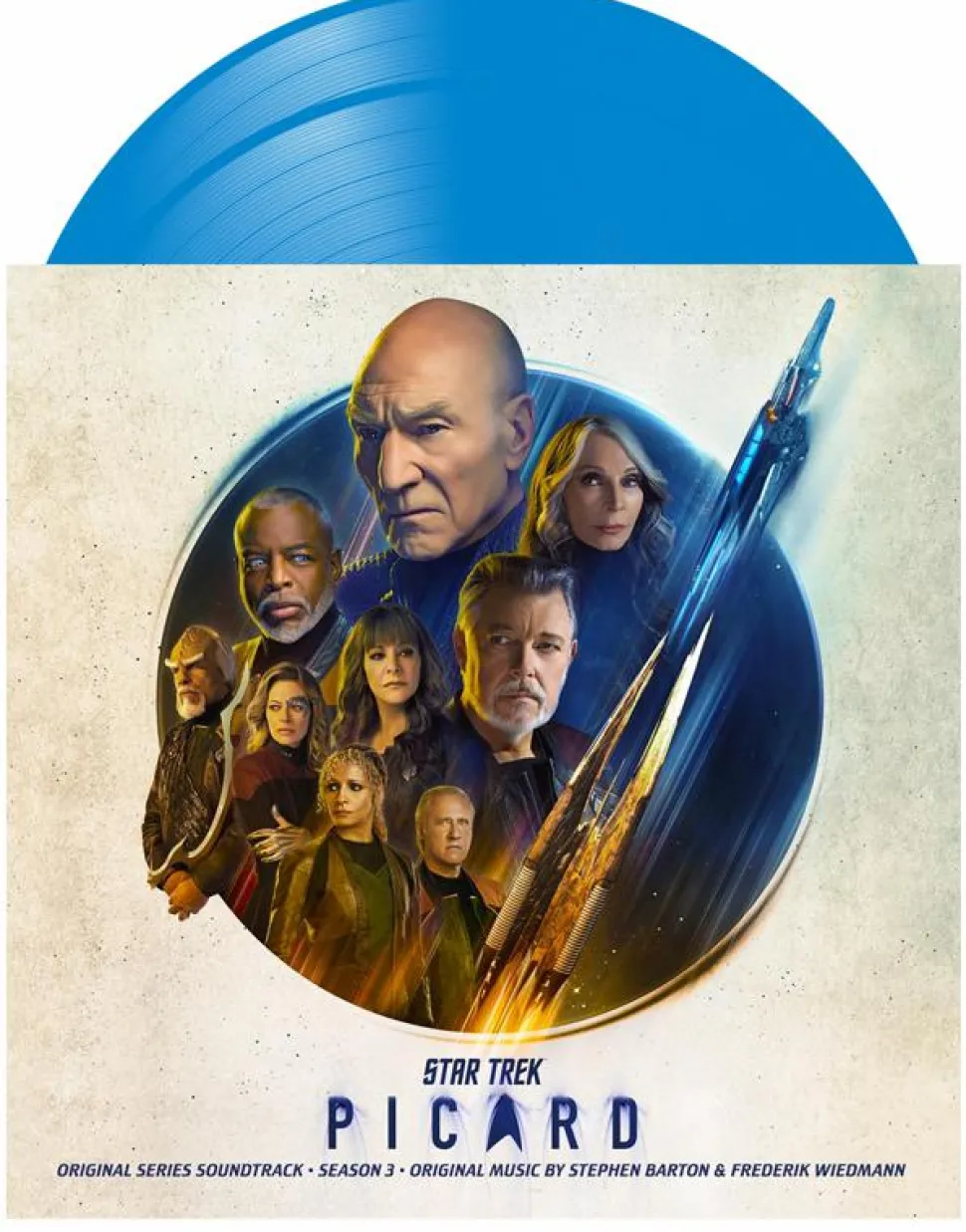 Star Trek: Picard - Original Series Soundtrack Volume 01 Season 3 by Stephen Barton & Frederik Wiedmann 2xLP Vinyl Record (Sky Blue)