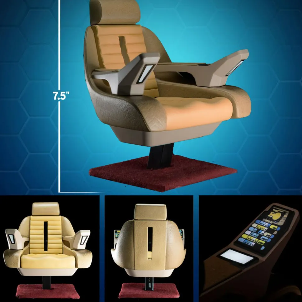 Star Trek: The Next Generation - USS Enterprise-D Captain's Chair 1/6th Scale Action Figure Accessory