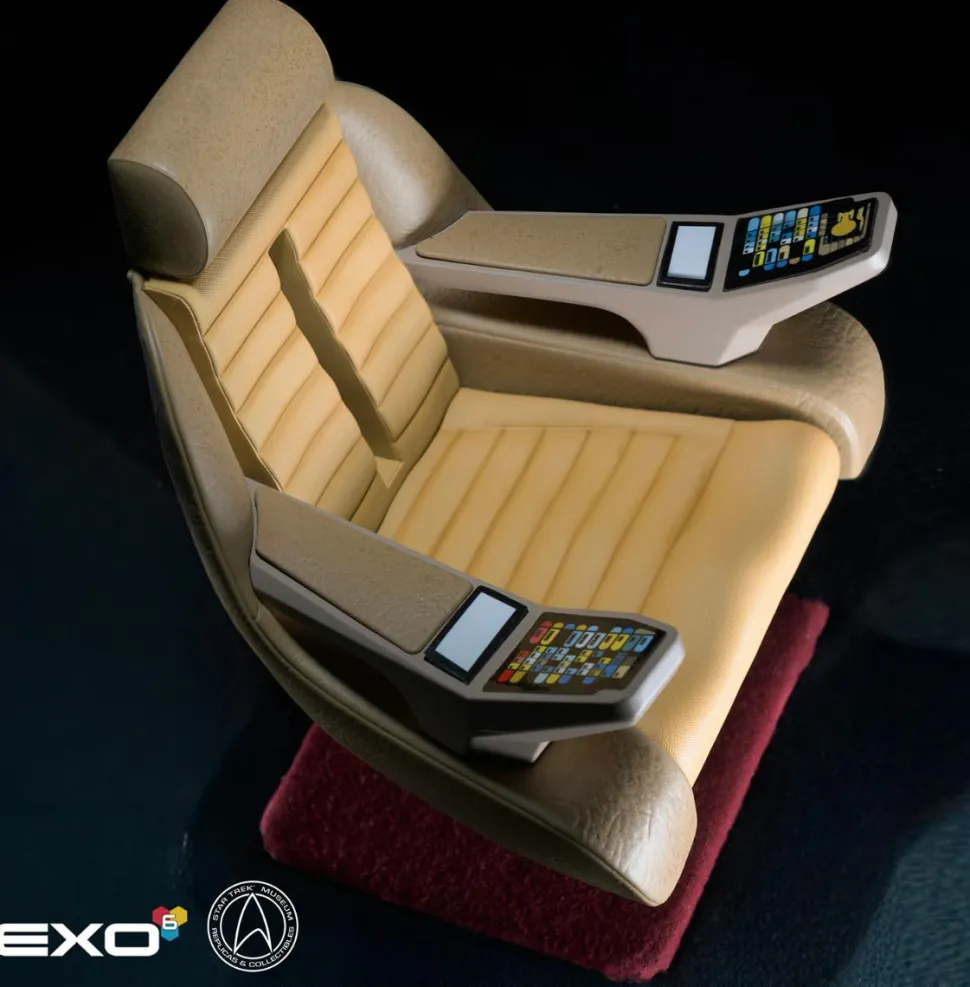 Star Trek: The Next Generation - USS Enterprise-D Captain's Chair 1/6th Scale Action Figure Accessory