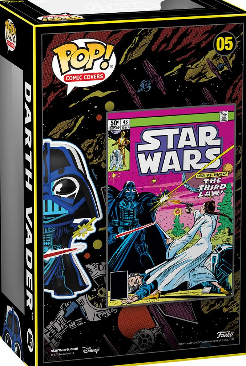 Star Wars (1977) - Darth Vader #48 Pop! Comic Covers Vinyl Figure