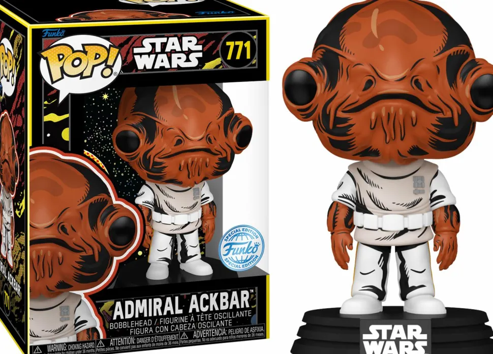 Star Wars - Admiral Ackbar (Retro) Pop! Vinyl Figure
