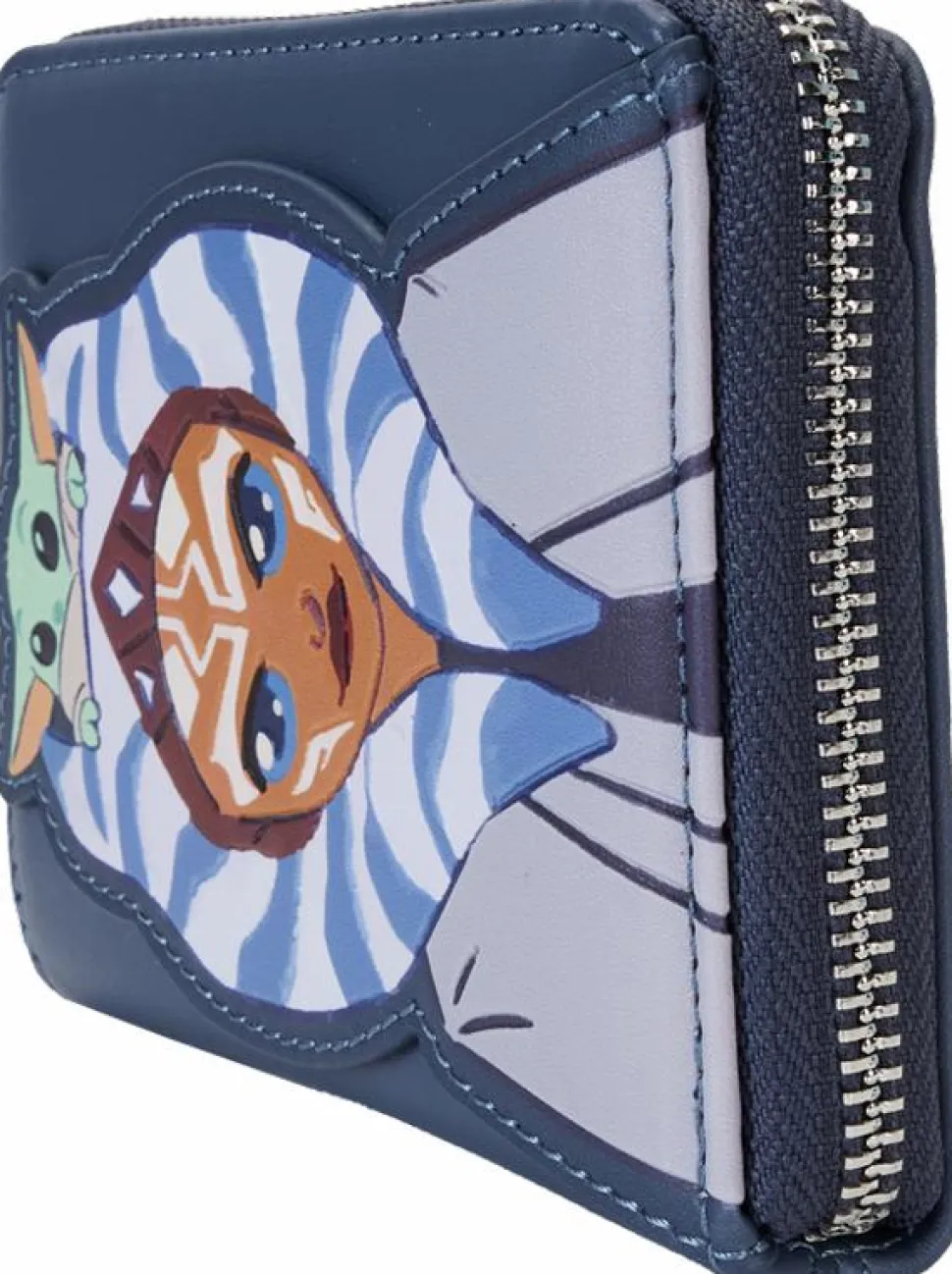 Star Wars - Ahsoka & Grogu Precious Cargo 4" Faux Leather Zip-Around Wallet