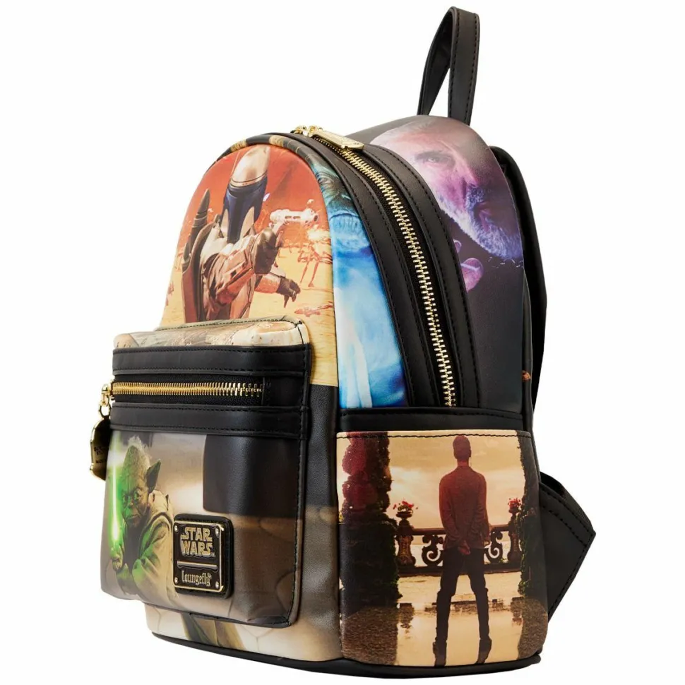 Star Wars - Attack of the Clones Scene 10” Faux Leather Mini Backpack